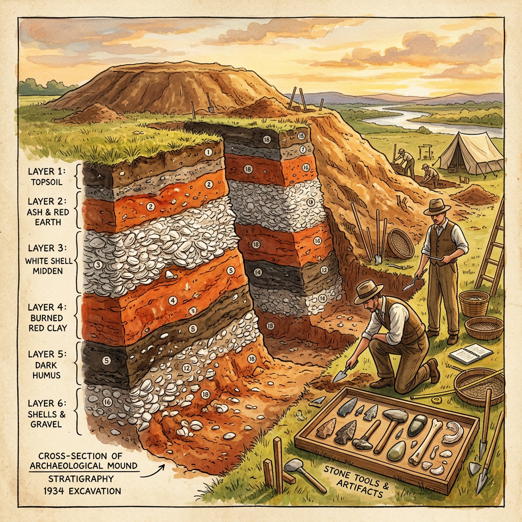 Massive 'Ochre-Stained' Shell Mound in Queensland Reveals 8,000-Year-Old Roots of Australian 'Great-Feast' Gatherings