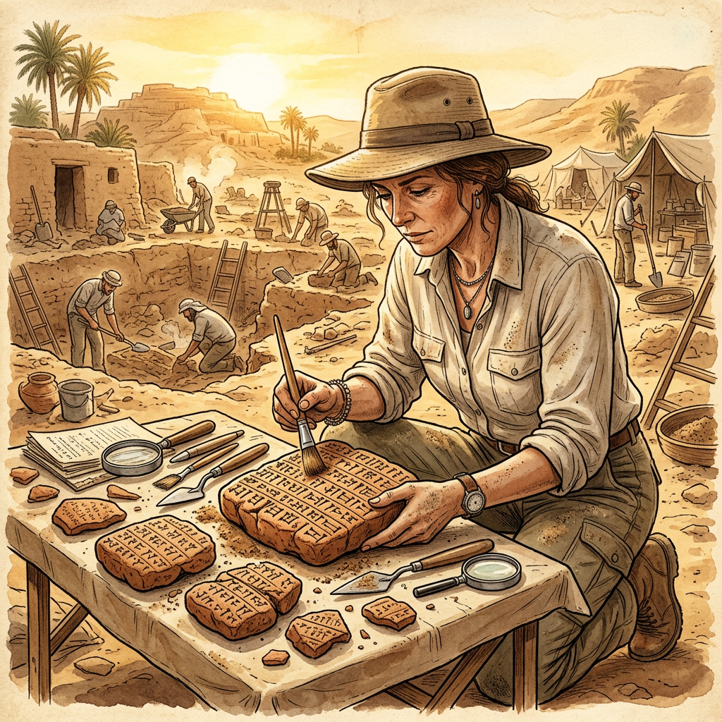 Discovery of 6th-Century BCE 'Atman-Siddhi-Niti' Tablets in the Ghaggar Basin Detailing the Ethics of Self-Realization