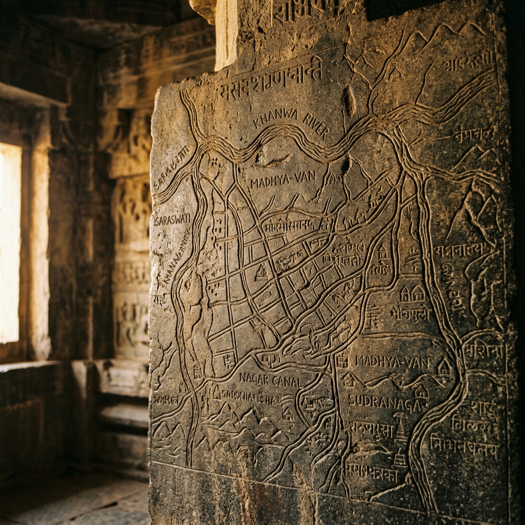 Restoration of 11th-Century 'Later-Pandya' Shiva Temple in Sivagangai Unearths Rare 'Stone-Carved' Irrigation Map