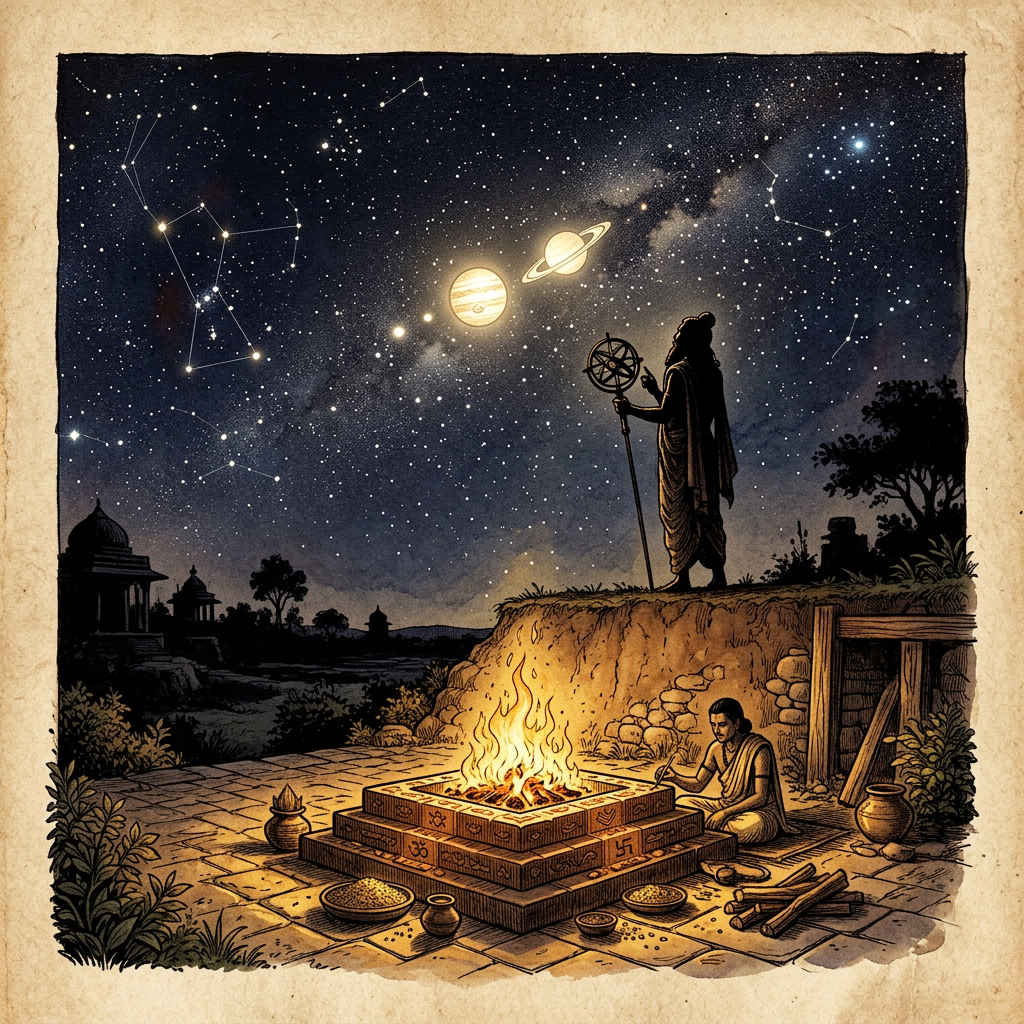 New Research Correlates 3rd Millennium BCE 'Yajurvedic' Star Patterns to the Precise Observation of the Great Conjunction of Saturn and Jupiter in 2750 BCE