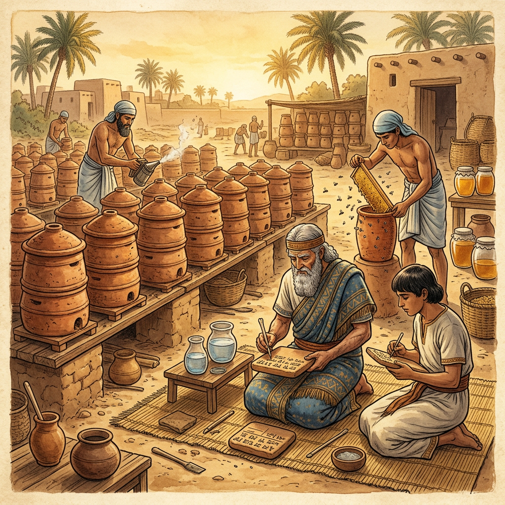 4,000-Year-Old 'Sumerian Master of the Royal Bees' Archive and Clay Beekeeping Manuals Discovered in Ancient Lagash