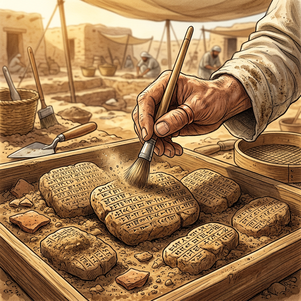 4,000-Year-Old 'Sumerian Master of the Royal Granaries' Archive Uncovered in the Ancient City of Lagash