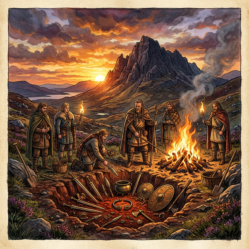 3,000-Year-Old "Tin-Plated" Ritual Cauldrons Discovered in the Highlands Trace Roots of Winter Sky-Fire Rites