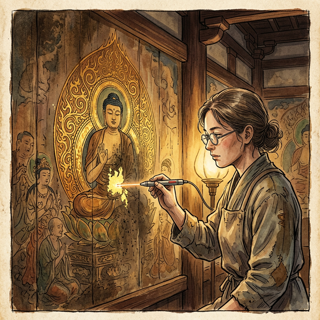 Restoration of 14th-Century 'Goryeo' Dynasty Buddhist Temple in South Korea Reveals Rare Gilded Murals