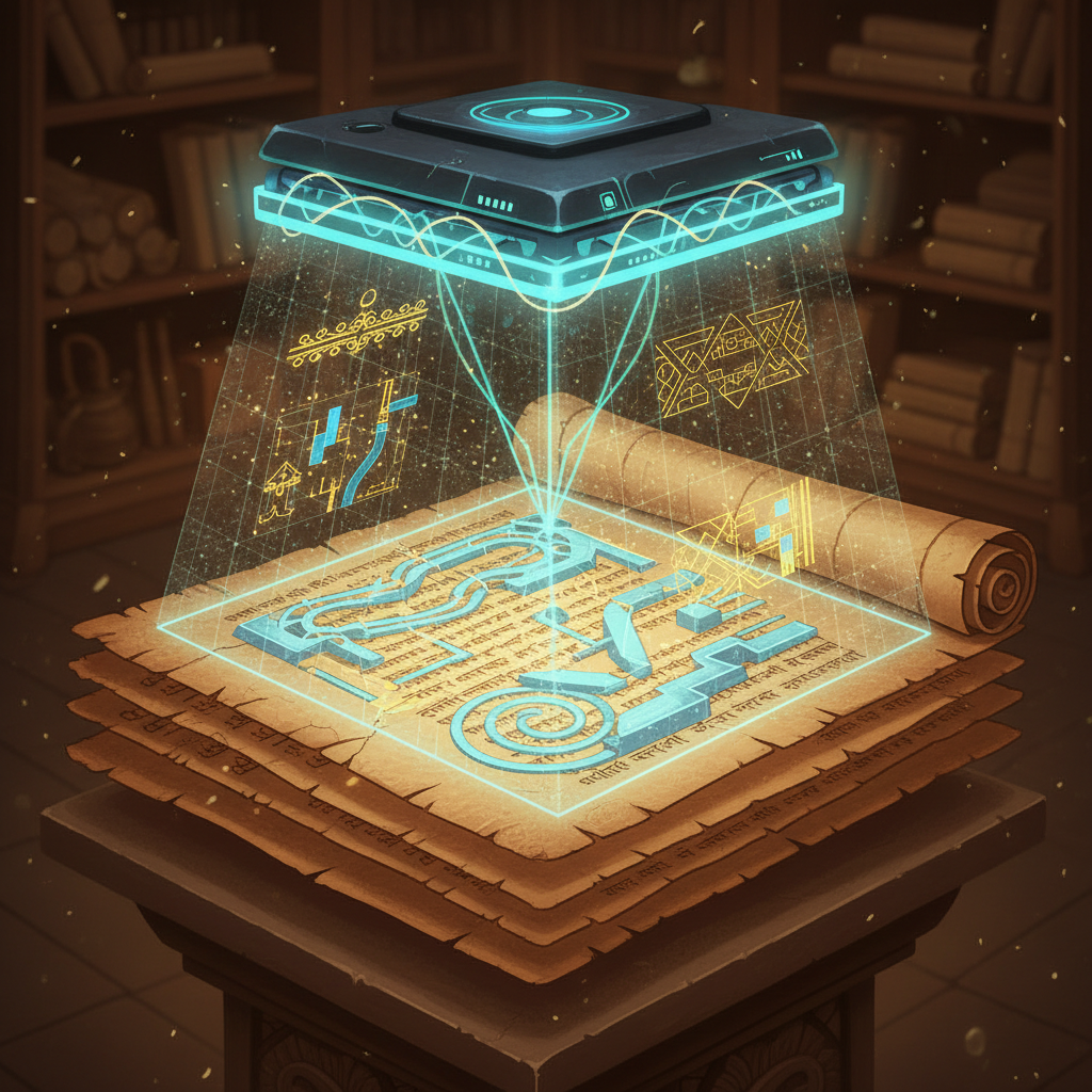 AI-Assisted Reconstruction of 8th-Century 'Siddham Script' Palimpsests from Nara Archives Reveals Lost Indian Theorems on Non-Linear Fluid Statics