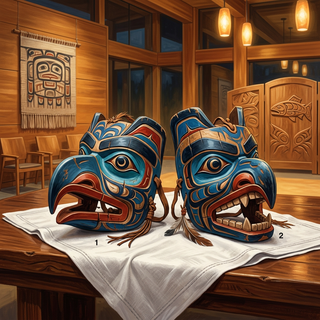 University of Pennsylvania Museum Returns Sacred 19th-Century 'Nuxalk' Transformation Masks to British Columbia