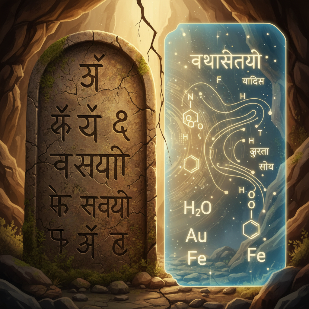 AI-Driven Decipherment of 8th-Century 'Kadamba-Grantha' Hybrid Fragments Unveils Lost Sanskrit Treatises on Ancient Indian Hydro-Thermal Mineralogy