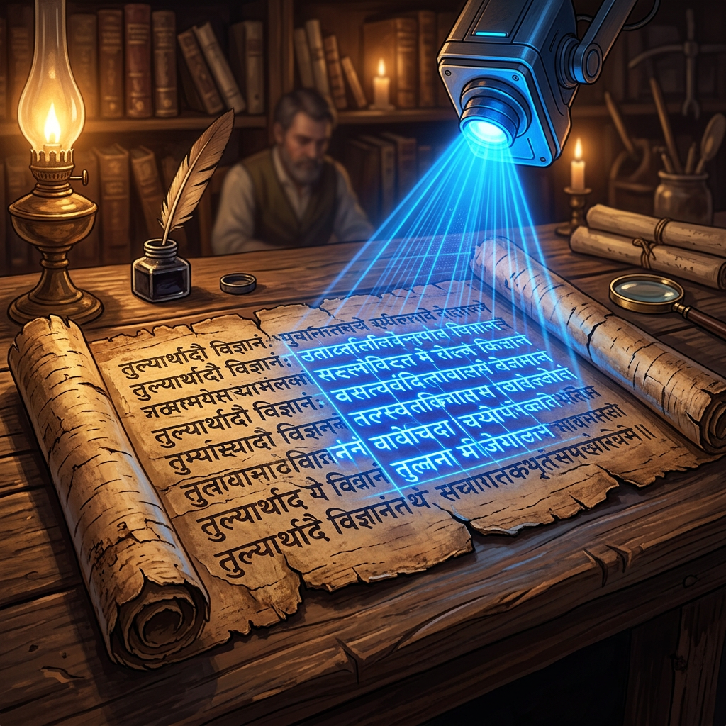 AI-Driven Decipherment of 7th-Century 'Siddhamatrika' Script Fragments Unveils Lost Sanskrit Treatises on Ancient Indian Theoretical Phytopharmacology