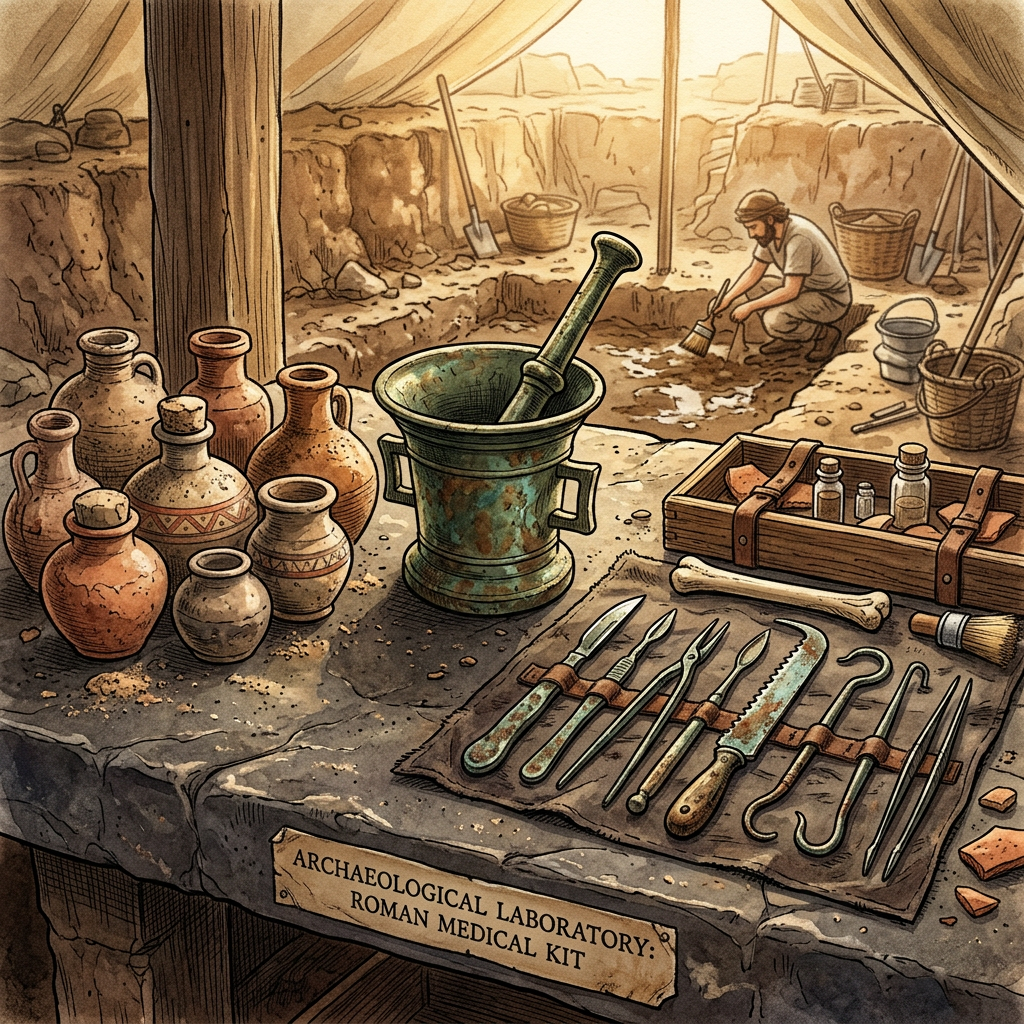 Pristine 2nd-Century Roman 'Standardized Apothecary' Uncovered in Northern Portugal with Intact Herbal Laboratories