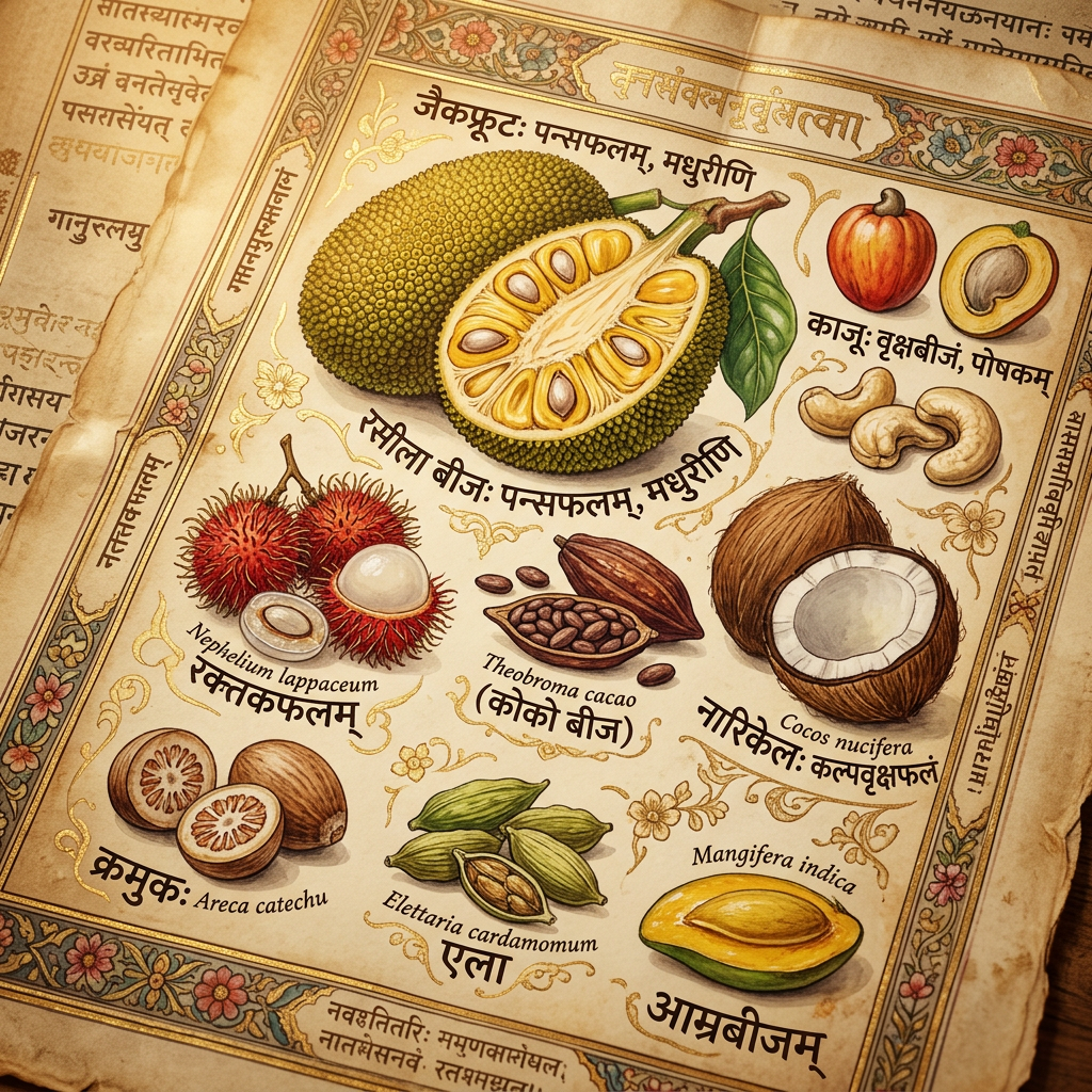 AI-Assisted Reconstruction of 10th-Century 'Nandinagari' Script Palimpsests Unveils Lost Sanskrit Treatises on the Systematic Classification of Tropical Forest Seed Dispersal