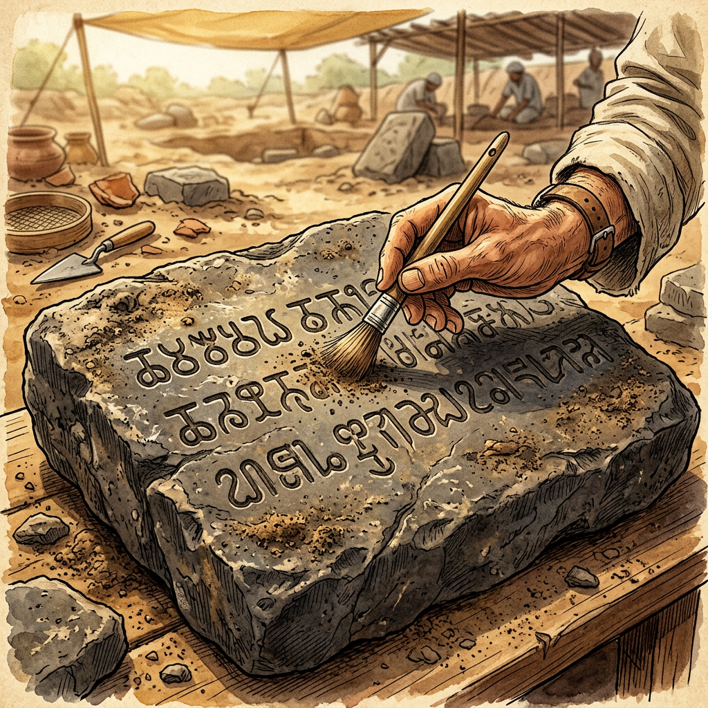 4th-Century BCE 'Niti-Vibhaga' Inscriptions Uncovered in the Godavari Valley Detail Early Vedic Philosophy of Distributive Justice