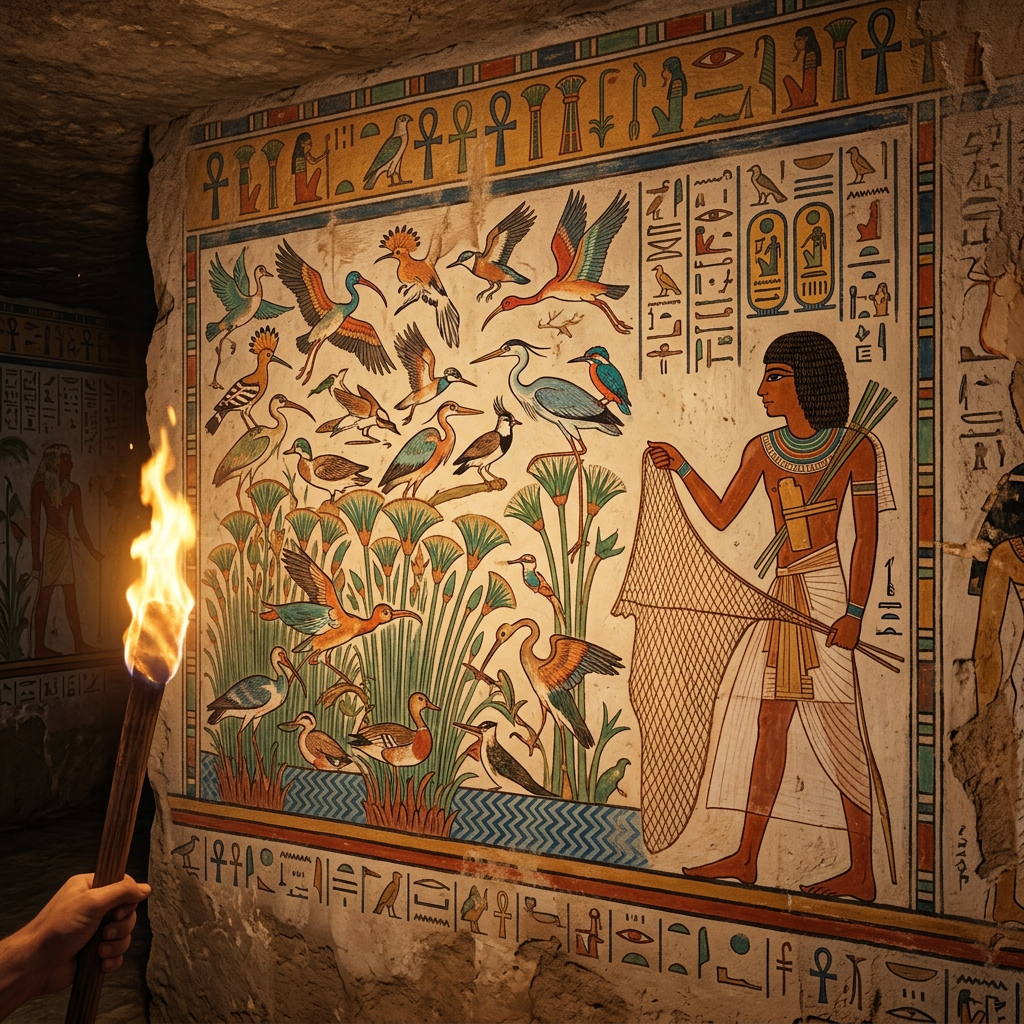 Pristine 12th-Dynasty ‘Master of the Royal Aviary’ Tomb Uncovered in Dahshur with Intact Bird Traps and Egg Shells