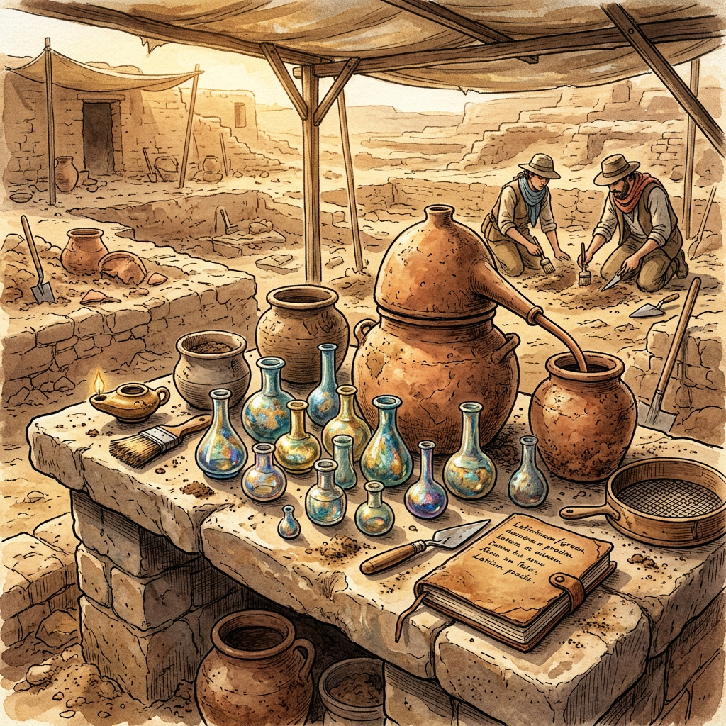 Discovery of a 2,500-Year-Old 'Silk Road Perfumery' in Uzbekistan Yields Intact Glass Vials of Ancient Scents