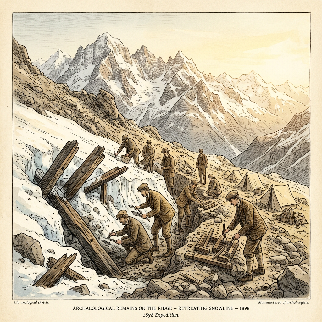 Climate Archaeology: Receding Glaciers in the Altai Mountains Reveal 2,800-Year-Old Pazyryk 'Sky-Burial' Platforms