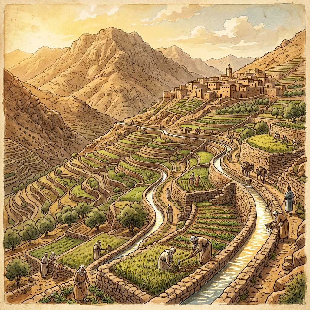 UNESCO Designates the 'Traditional Terraced Water-Gardens of the Anti-Atlas' as a Site of Global Cultural Resilience