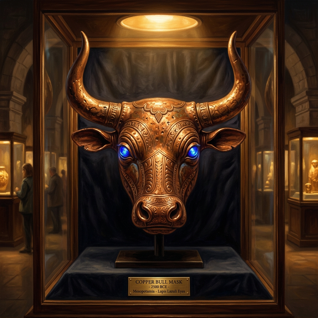 Archaeologists Uncover 'Lapis-Studded' Bull Mask in Mesopotamia, Revealing Origins of 4,500-Year-Old 'Plough-Blessing' Festivals