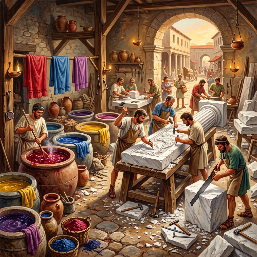 2nd-Century Roman 'Imperial Marble-Staining Studio' and Rare Pigment Vats Uncovered in Ancient Carrara