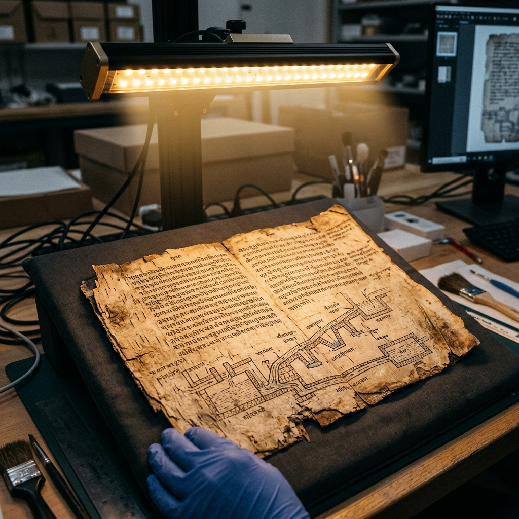 AI-Assisted Decipherment of 8th-Century 'Sharada' Script Fragments from the Karakoram Range Unveils Lost Sanskrit Treatises on Theoretical Fluid Dynamics