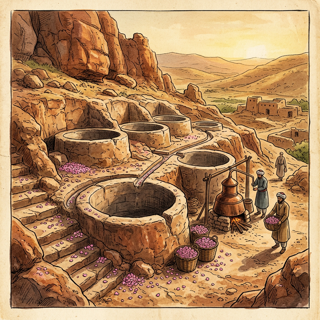 Archaeologists in the Zagros Mountains Uncover 2,500-Year-Old Stone Distilleries Linked to Ancient Rose Festivals