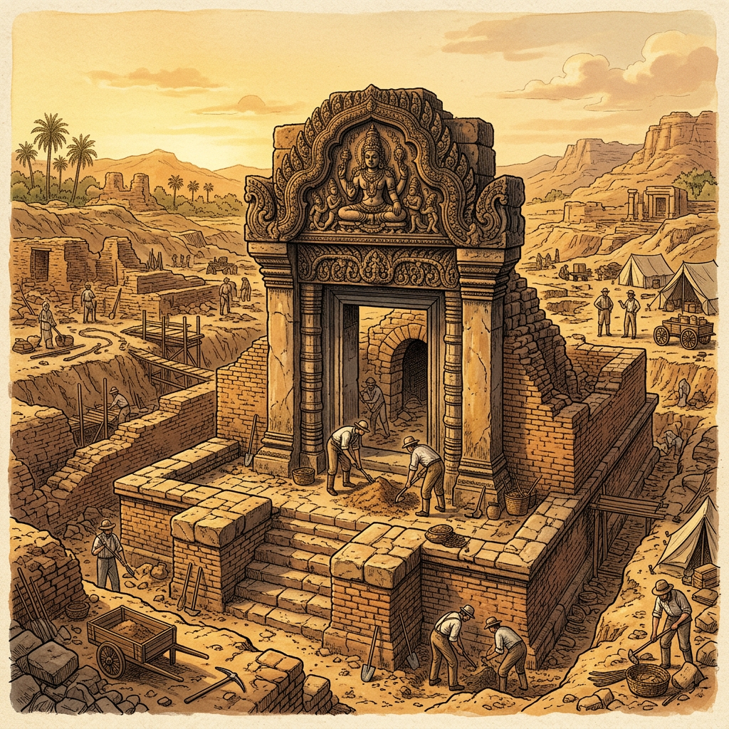 Discovery of a 9th-Century 'Gurjara-Pratihara' Era Temple Dedicated to Skanda-Kartikeya in Haryana’s Mahendragarh