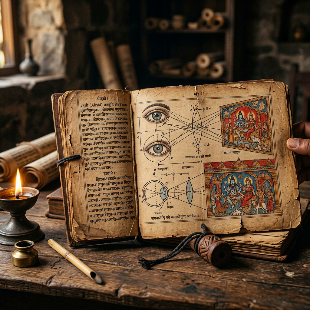 Deciphered 9th-Century 'Grantha' Manuscript on 'Chitra-Sutra' Reveals Advanced Optical Theory for Perspective in Mural Art