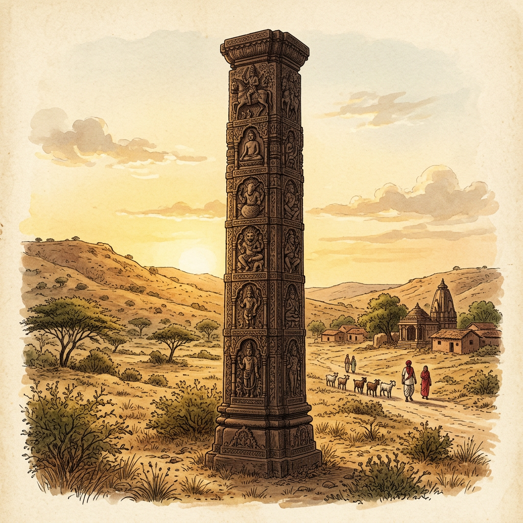 Rare 11th-Century 'Paramara' Era Vishnu Temple with Intact 'Dashavatara' Friezes Discovered in Rural Malwa