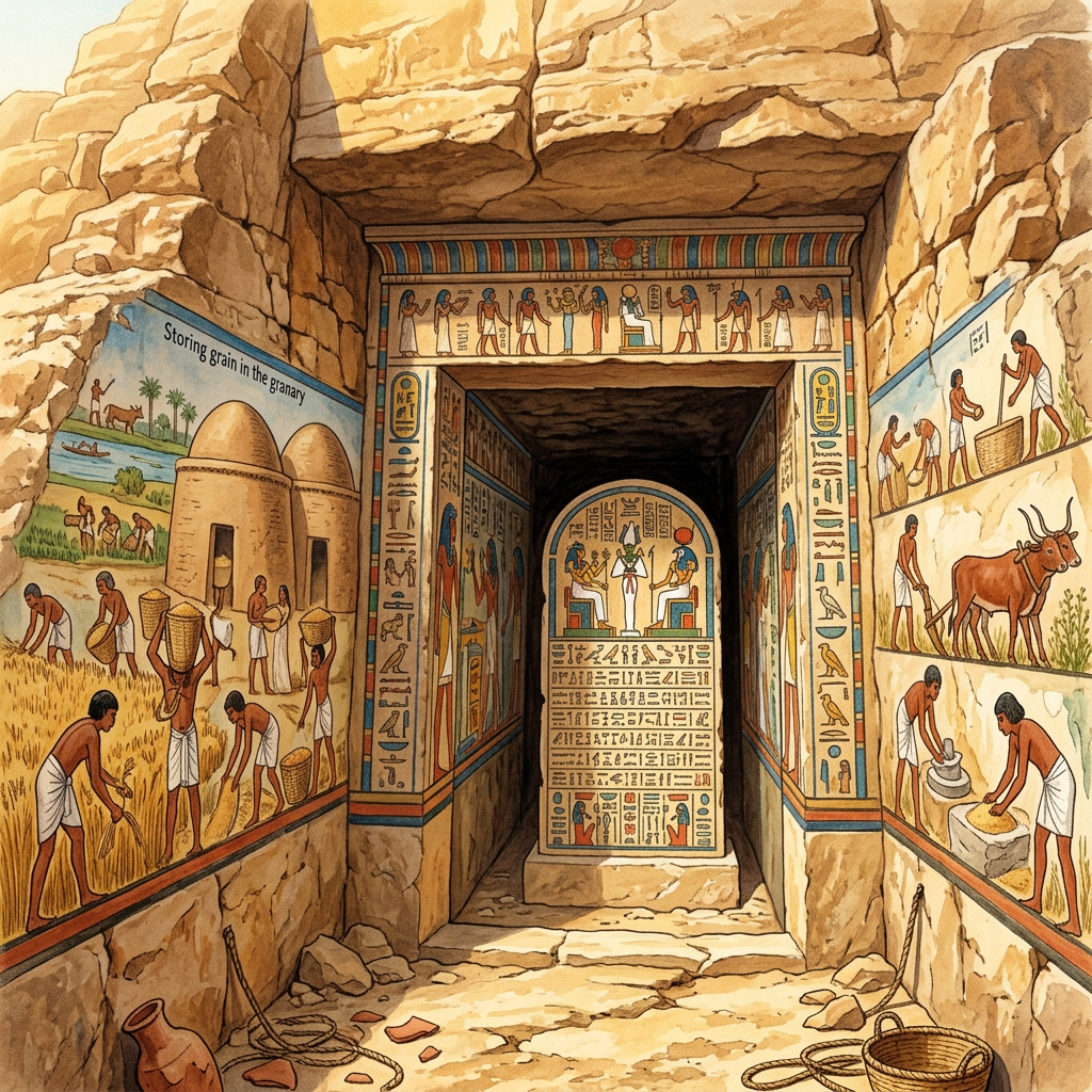 Pristine 12th-Dynasty 'Master of the Royal Granaries' Tomb Unveiled at Dahshur with Intact Painted Stelae and Funerary Models