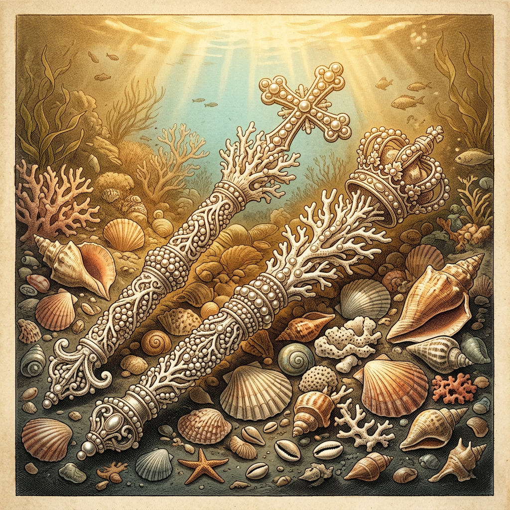 "Pearl-Inlaid" Coral Scepters Found in Ancient Sulawesi Point to Roots of Maritime 'King-of-the-Sea' Festivals