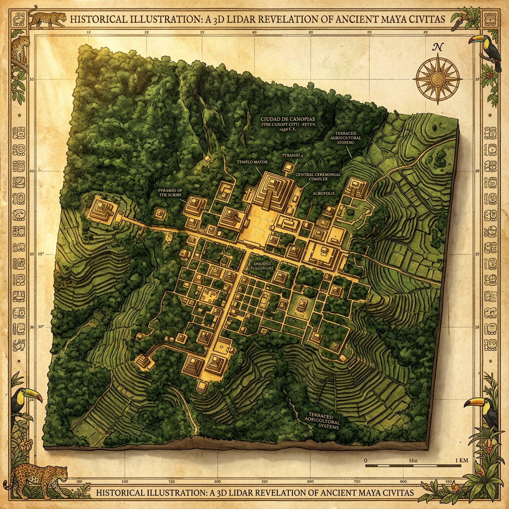 LiDAR Mapping Unveils a Massive 1,500-Year-Old 'Lost Citadel of the Rain Gods' and Advanced Terraced Orchards in the Colombian Chocó