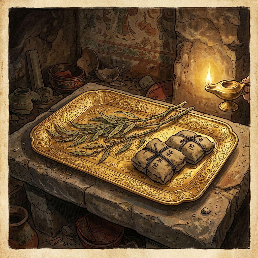 'Gilded-Seed' Ritual Trays Found in Tang Dynasty Tomb in Xi’an Provide Earliest Evidence of Formal Qingming Rites