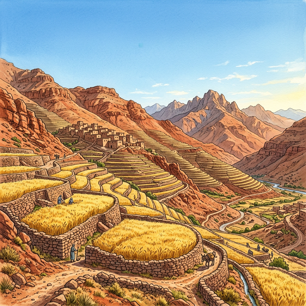 UNESCO Inscribes the 'Traditional High-Altitude Terraced Wheat-Fields of the Atlas Mountains' to World Heritage List