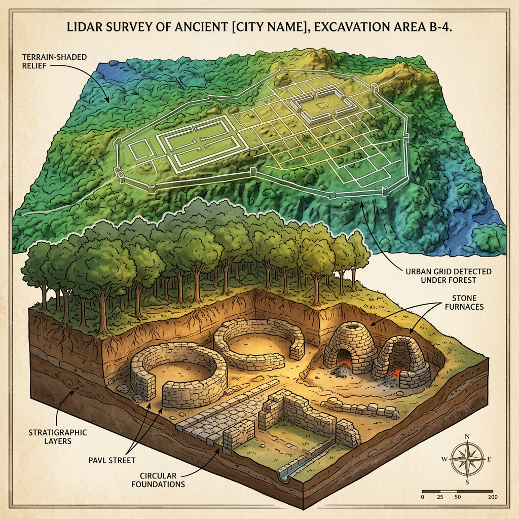 LiDAR Survey Unveils a Massive 1,500-Year-Old 'Swahili Iron-Smelting Metropolis' in the Dense Forests of the Tanzanian Interior