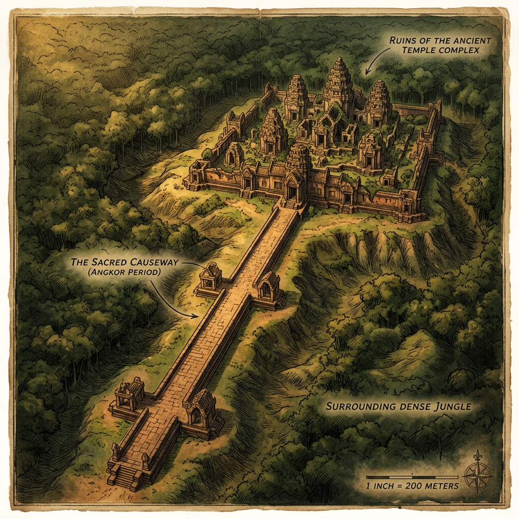 LiDAR Mapping at Banteay Chhmar Identifies Massive 12th-Century Processional Causeway for Khmer New Year