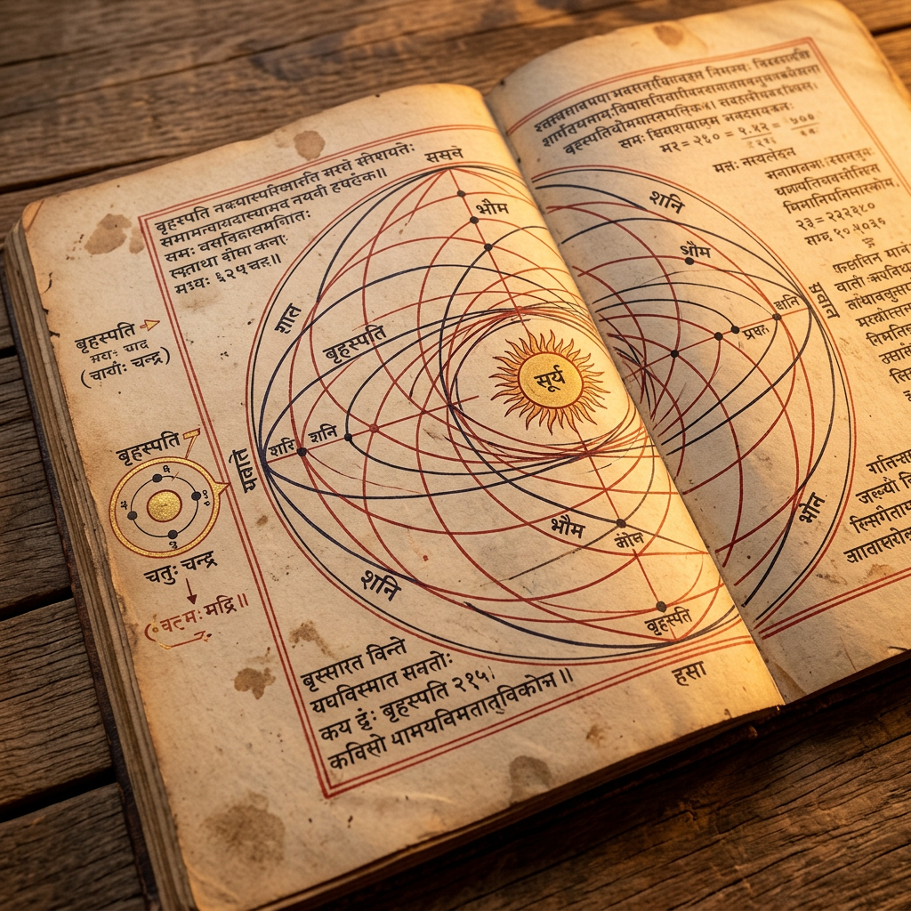 Computational Study of 15th-Century Drig-Ganita Manuscripts Reveals Precision Modeling of Jovian Moon Perturbations