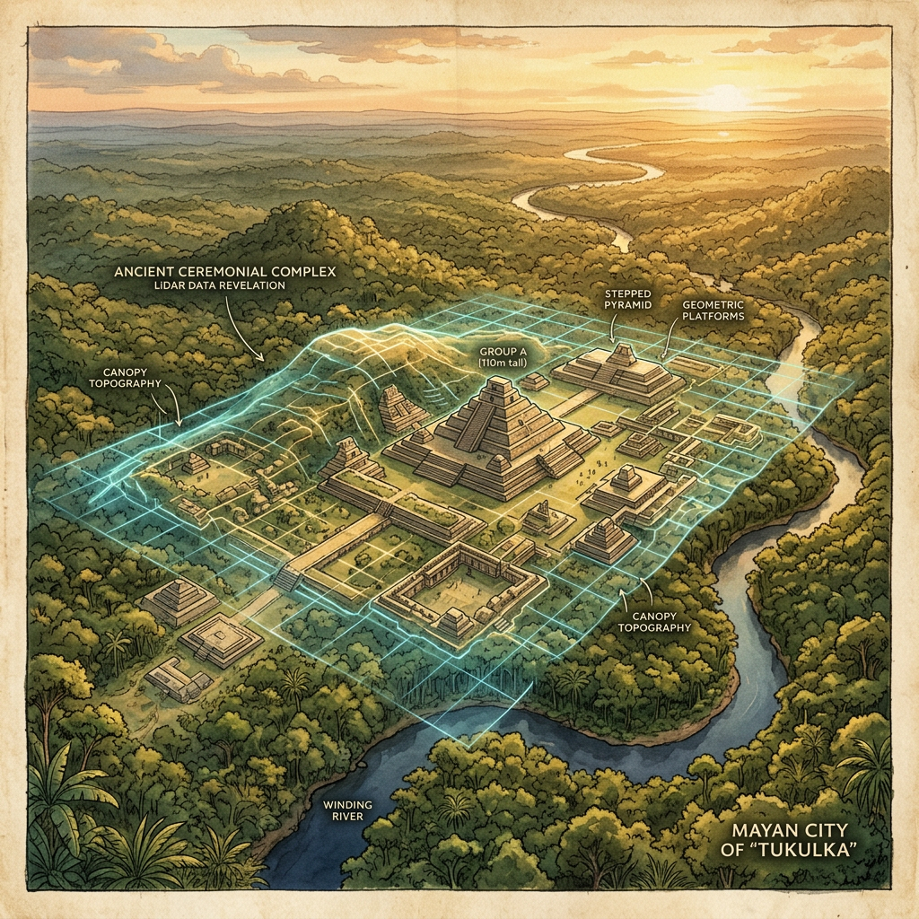 LiDAR Mapping Identifies a Massive 8th-Century 'Maya Limestone Quarry' and Stone-Carving Hub in the Puuc Region