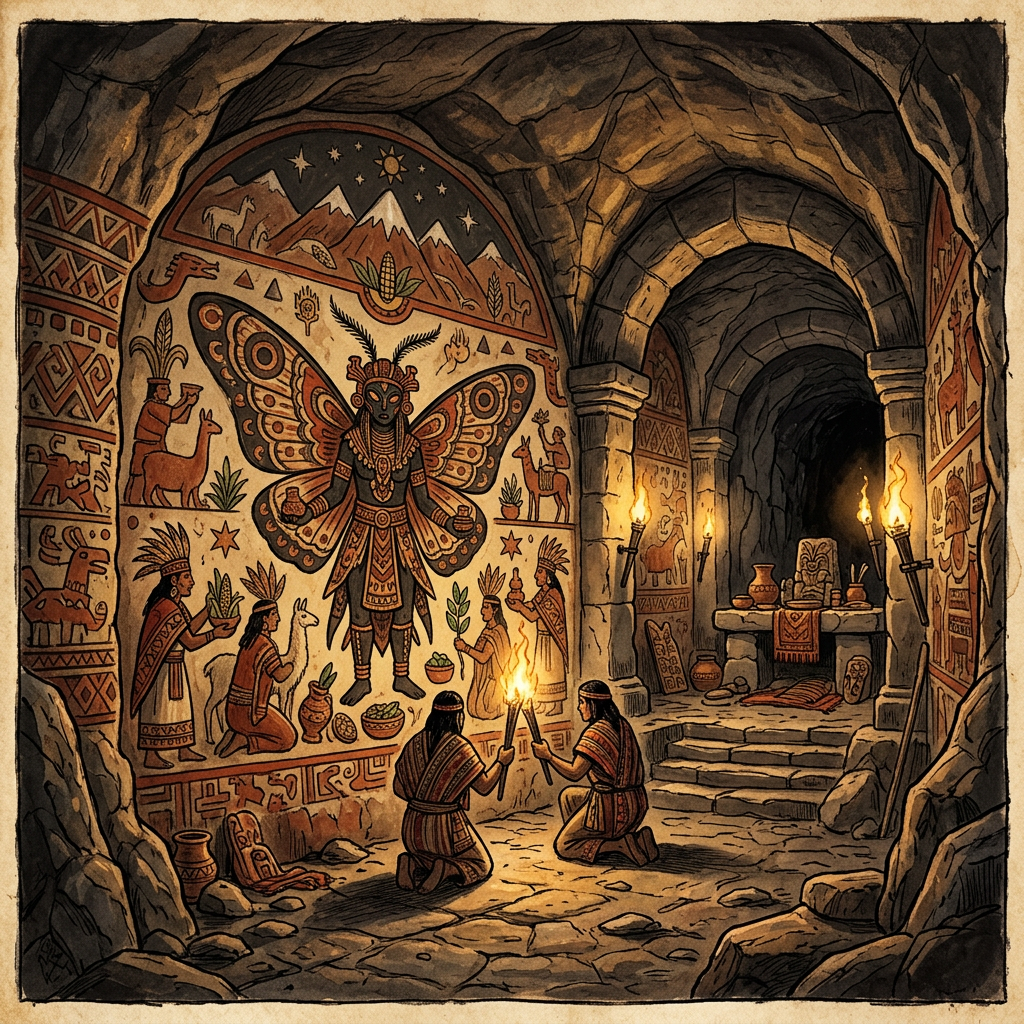 Archaeologists Uncover 2,800-Year-Old 'Temple of the Obsidian Moth' featuring Intact Polychrome Murals in Peru’s North Highlands