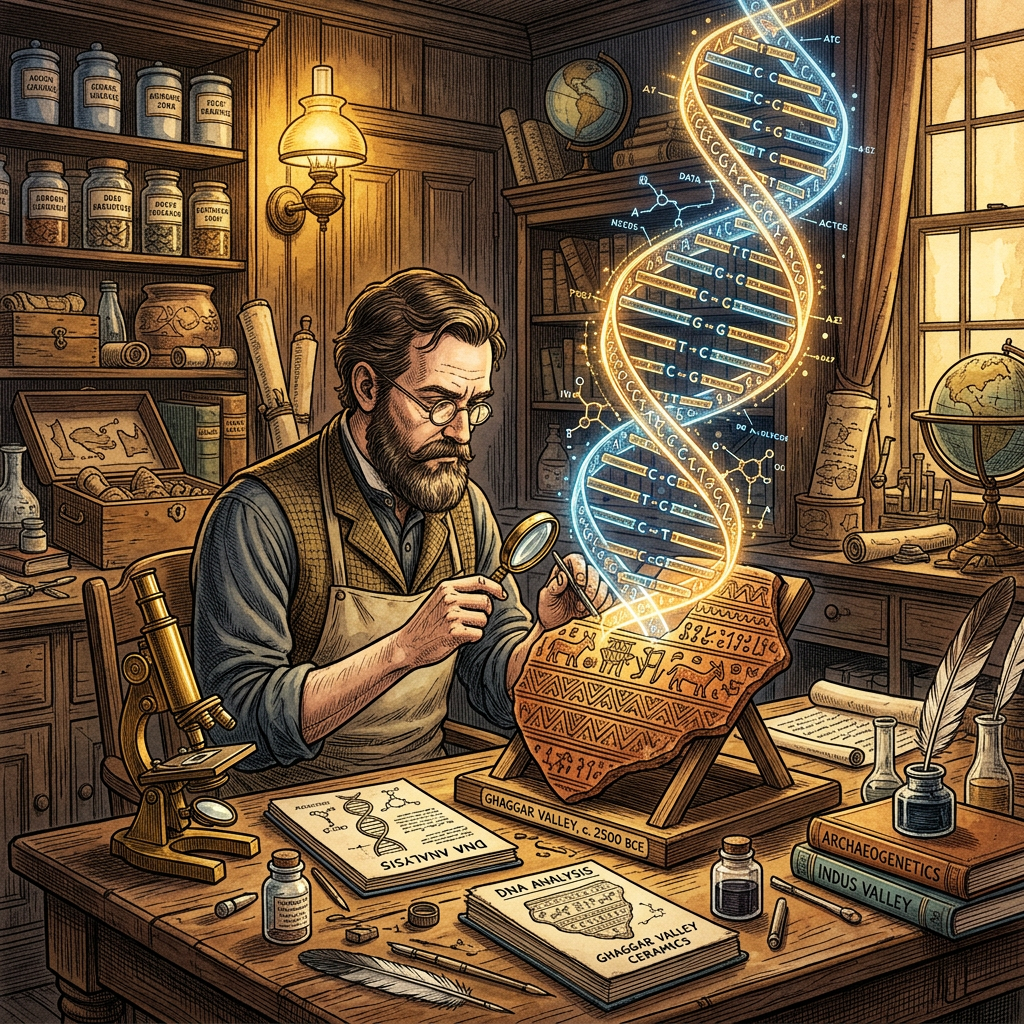 New Genomic Study of 4,000-Year-Old 'Sothi-Siswal' Remains Identifies Earliest Genetic Divergence in the Ghaggar Valley