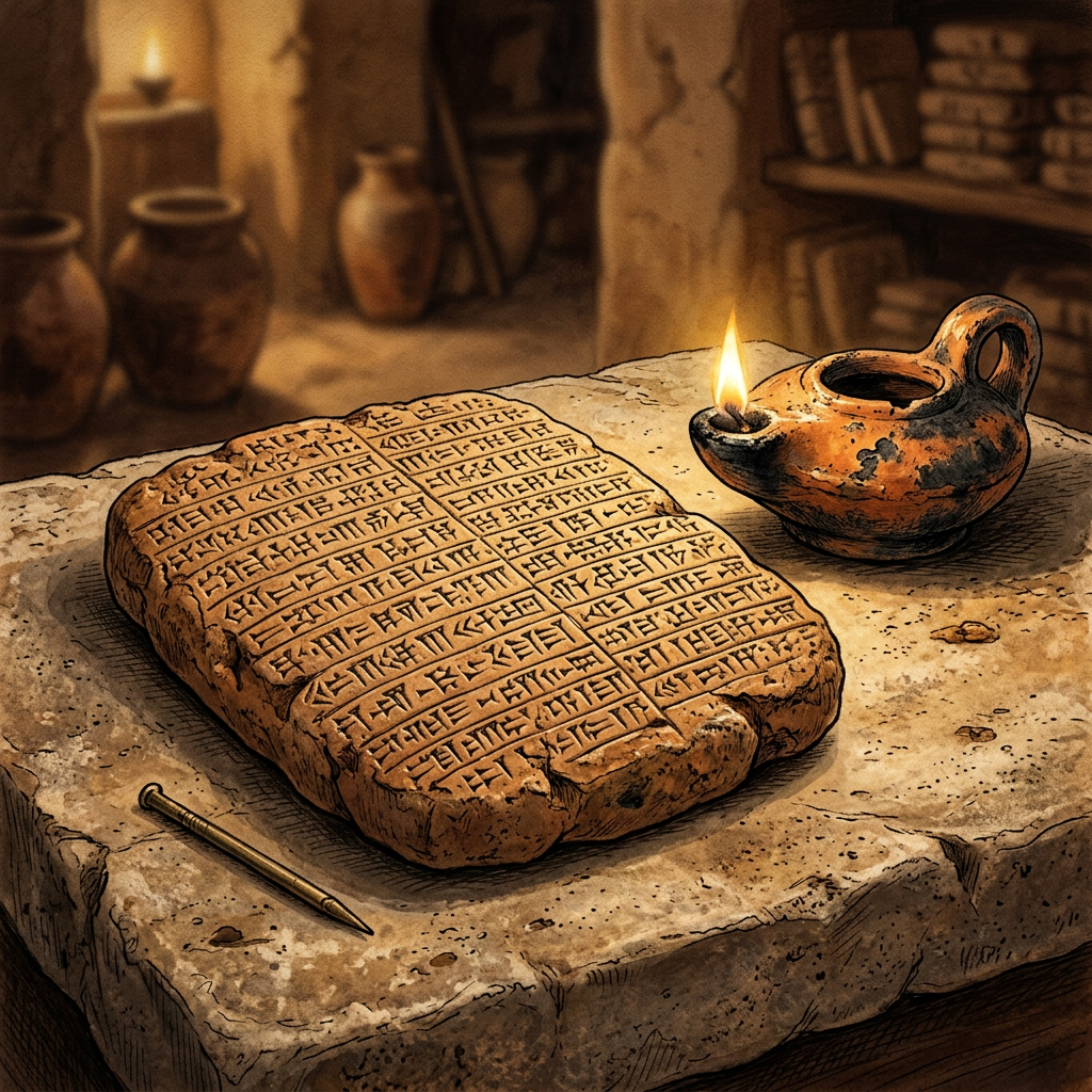 Sumerian 'Archive of the Master of Royal Canal-Lamps' and Cuneiform Tallow-Consumption Ledgers Uncovered in Ancient Ur