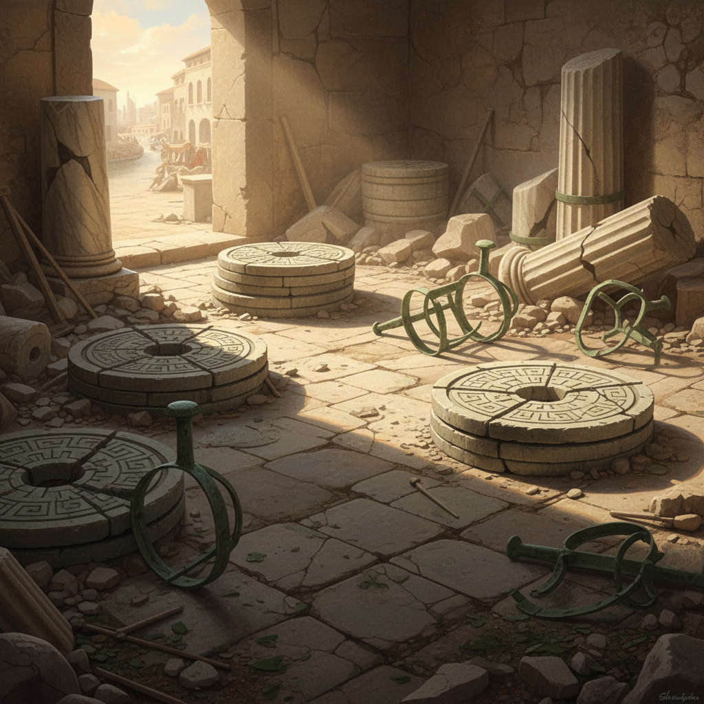 Discovery of a 2nd-Century Roman 'Guild of Imperial Navigation-Lamp Manufacturers' and Intact Sea-Oil Reservoir Templates in Ancient Ostia