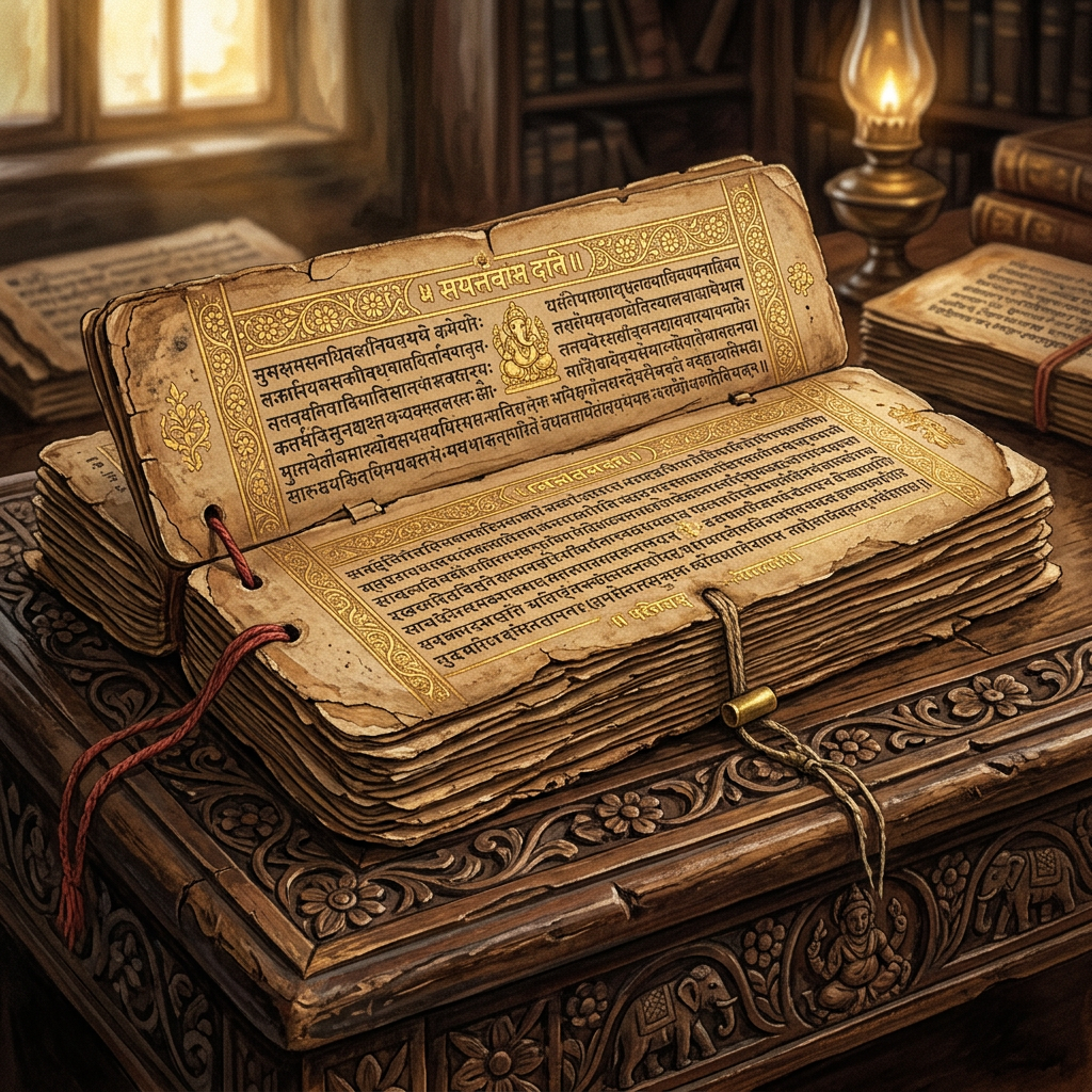 10th-Century 'Satyadvaita' Manuscript Discovered in Rural Gujarat Reveals Early Philosophy of Absolute Integrity