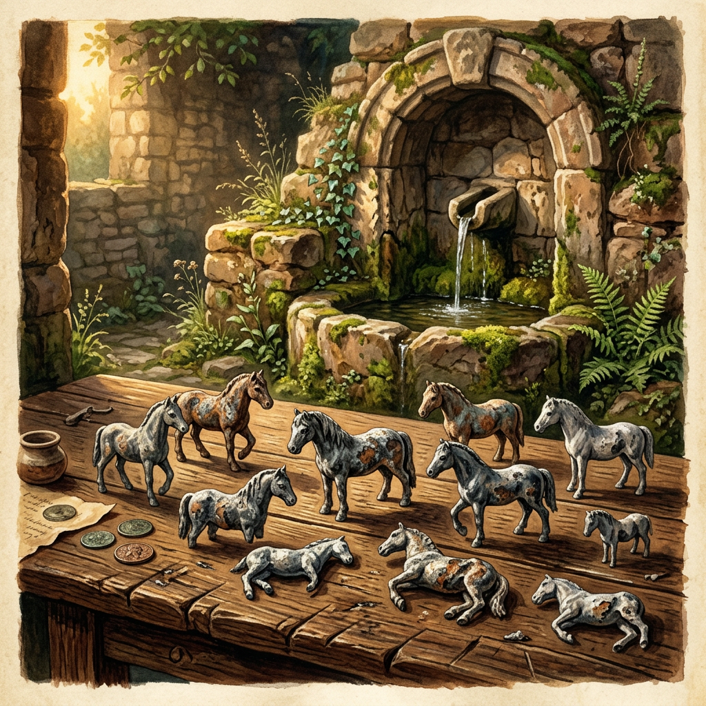 Rare 'Lead-Cast' Pony Figurines Discovered in Burgundy Reveal Early Origins of Gallo-Roman 'Epona' Equestrian Blessing Parades