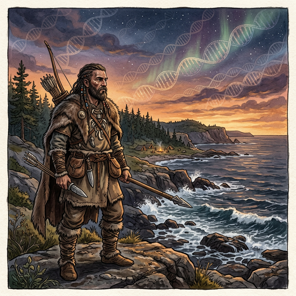 Genomic Analysis of 6,500-Year-Old 'Pitted Ware' Remains Identifies Unique Genetic Selection for Resilience to Northern Latitudinal Photoperiodic Stressors