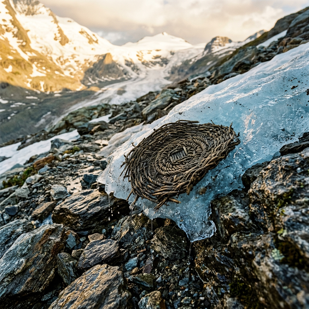 Retreating Glaciers in the Sierra Nevada Reveal 4,000-Year-Old 'Seed-Traps' and Basketry of the Washoe Ancestors