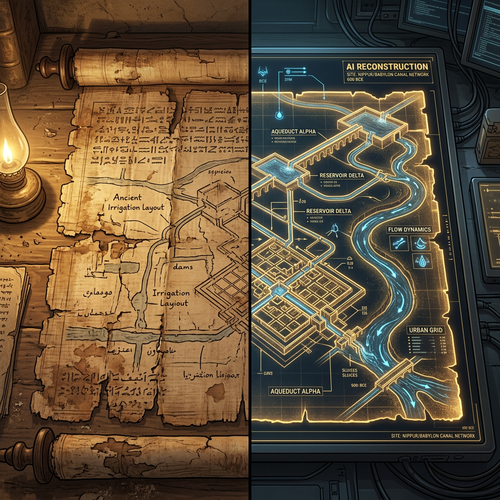 AI-Assisted Reconstruction of 7th-Century 'Proto-Brahmi' Fragments Unveils Lost Sanskrit Treatises on Ancient Indian Hydro-Dynamic Flow Modeling