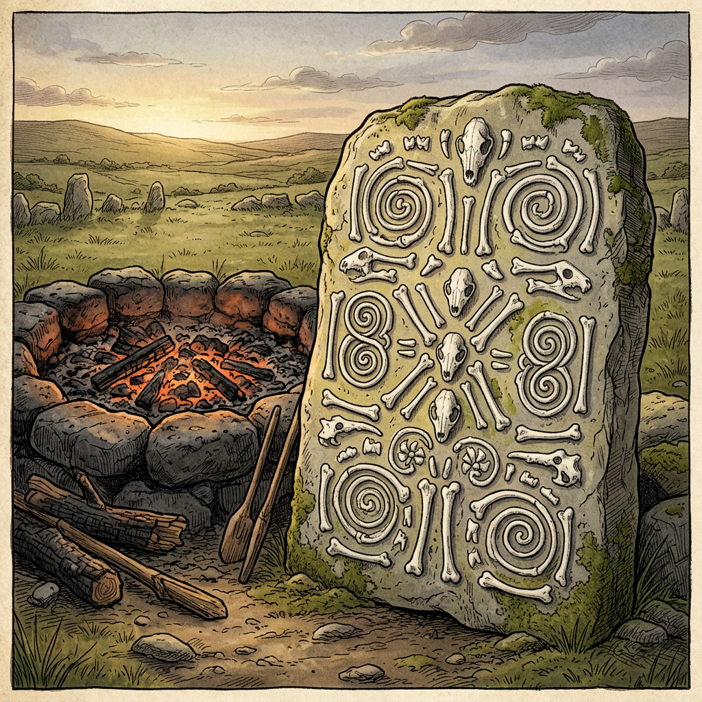 Discovery of 'Bone-Inlaid' Ritual Thresholds at Dun Ailinne Points to 2,000-Year-Old 'Fire-Jumping' Rites