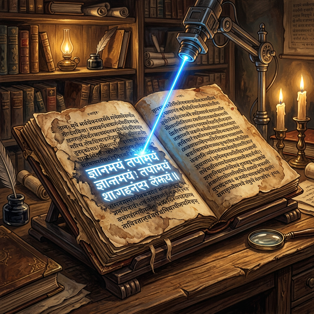 AI-Driven Decipherment of 5th-Century Gupta-Brahmi Palimpsests from Niya Unveils Lost Sanskrit Treatises on Ancient Indian Pharmacological Ethics