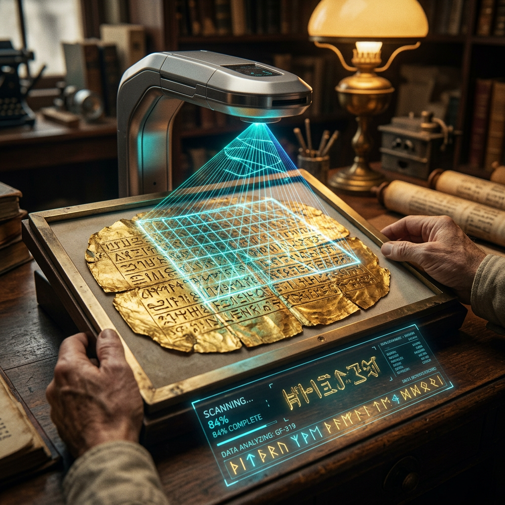 AI Deciphers 6th-Century 'Grantha-Tamil' Inscriptions on Gold Leaf found in a Private Kerala Collection