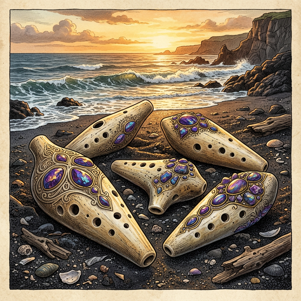 'Bornite-Studded' Whalebone Ocarinas Found in the Bering Strait Reveal 2,500-Year-Old Origins of 'Festival of the Arctic Current-Call'