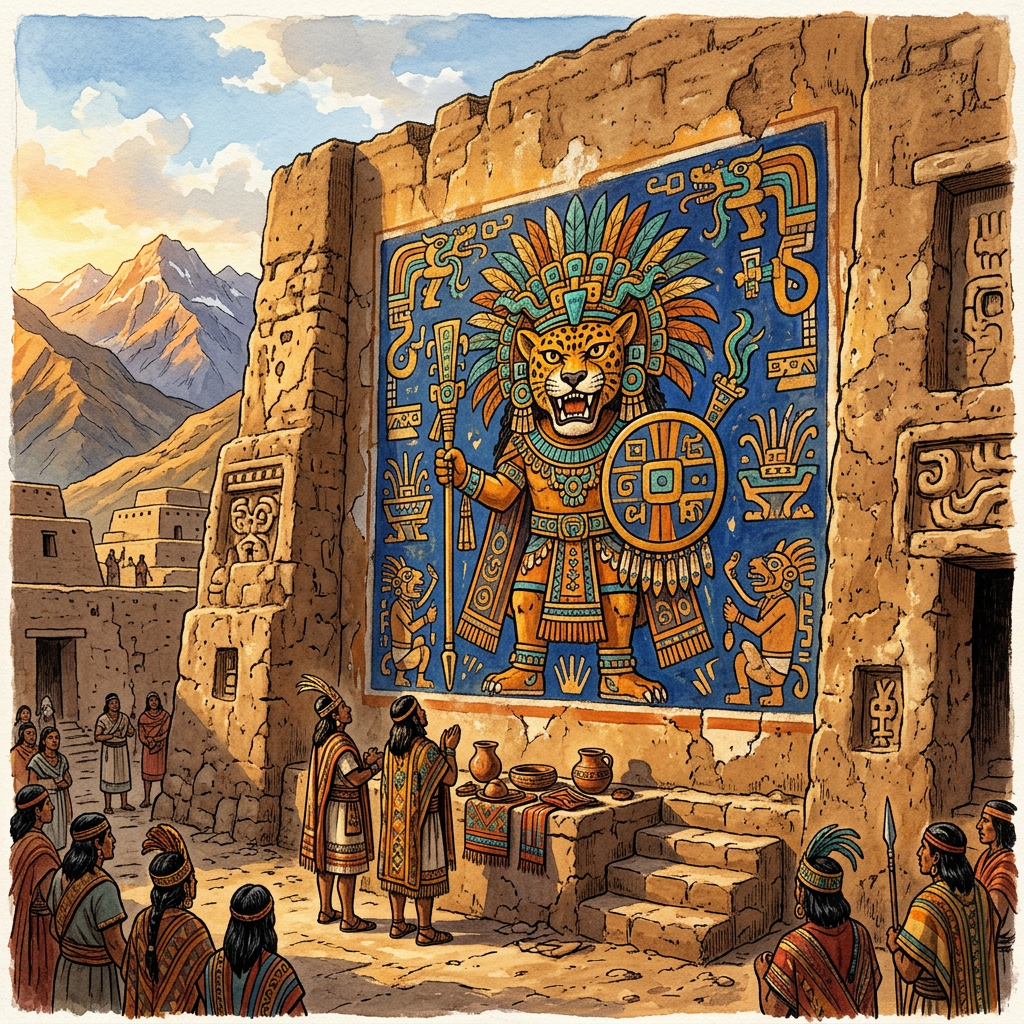 Discovery of a 3,200-Year-Old 'Temple of the Rain God' with Intact Blue Pigment Frescoes in Peru's Chicama Valley