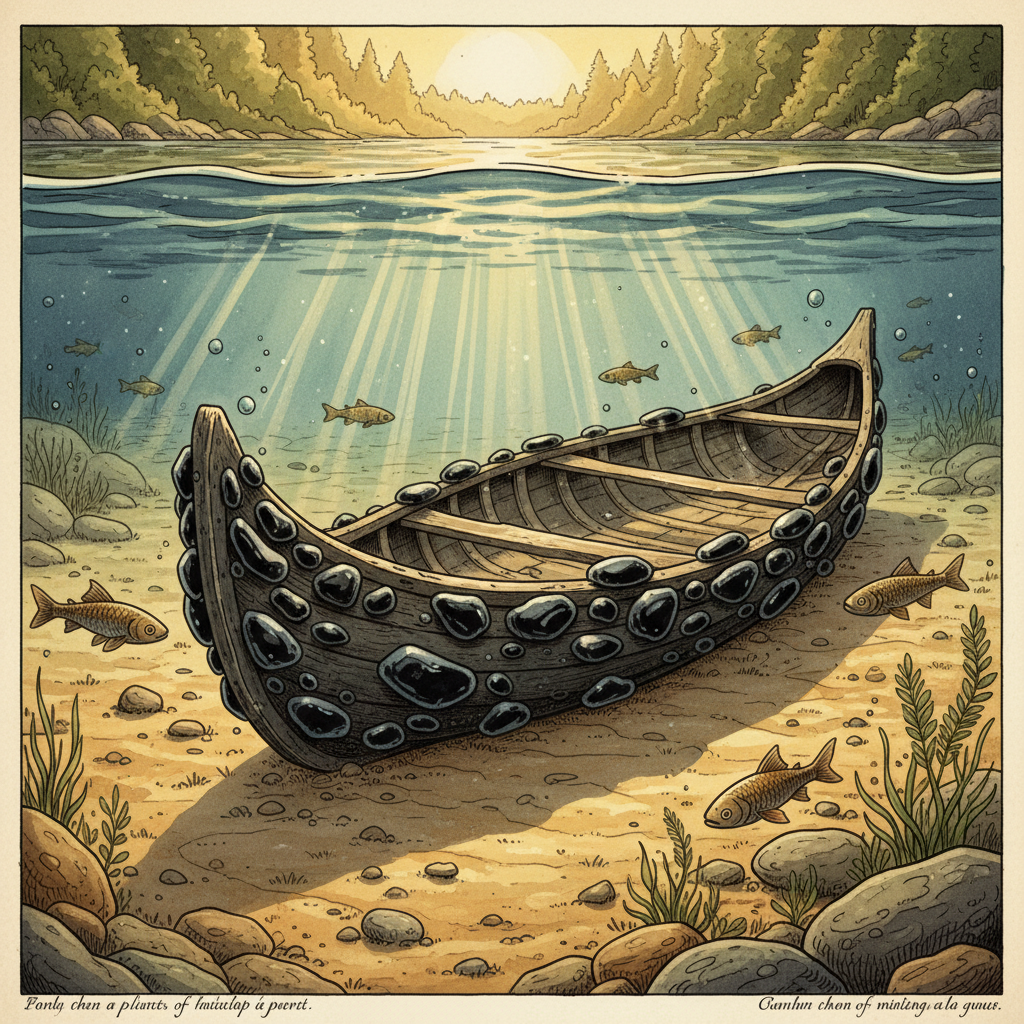 Submerged "Obsidian-Inlaid" Ritual Canoes Found in Florida Lake Point to Ancient Indigenous "Water-Spirit" Summer Gatherings